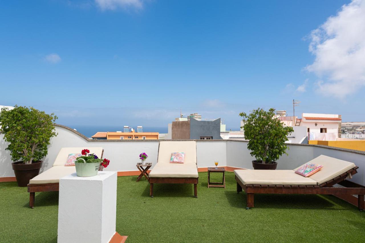 The Yellow House - Solarium - Climatized Pool กัลดาร์ ภายนอก รูปภาพ