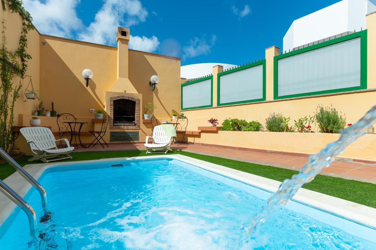 The Yellow House - Solarium - Climatized Pool กัลดาร์ ภายนอก รูปภาพ